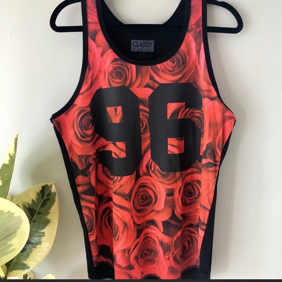 Men’s Roses Tank - Picture 1 of 5